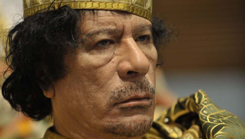 معمر القذافي