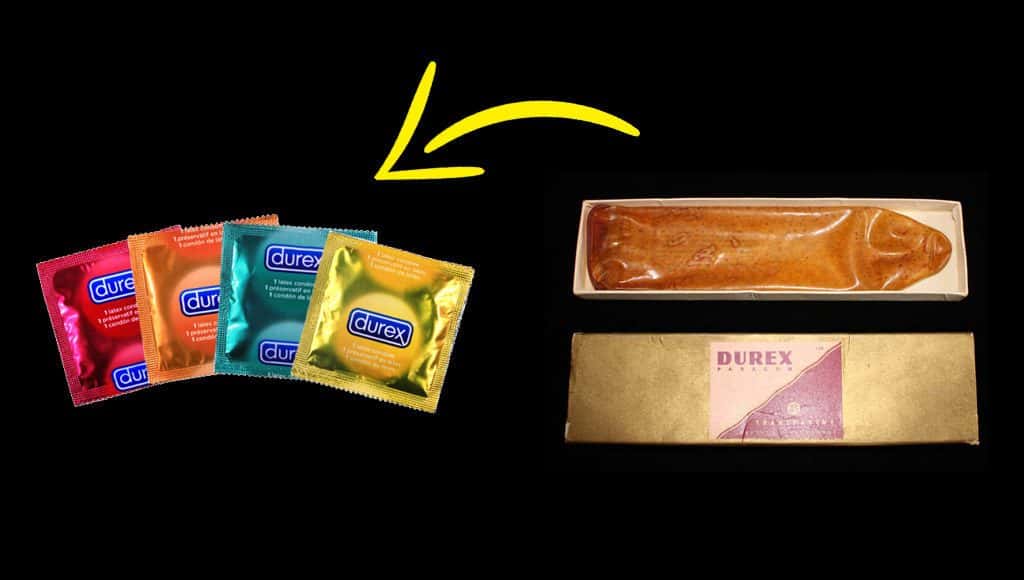 أول واقي ذكري من شركة Durex
