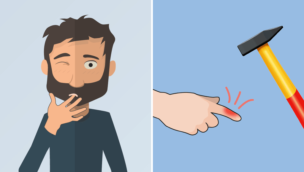 لماذا يميل الإنسان لمص إصبعه بعد إصابته مباشرةً؟
