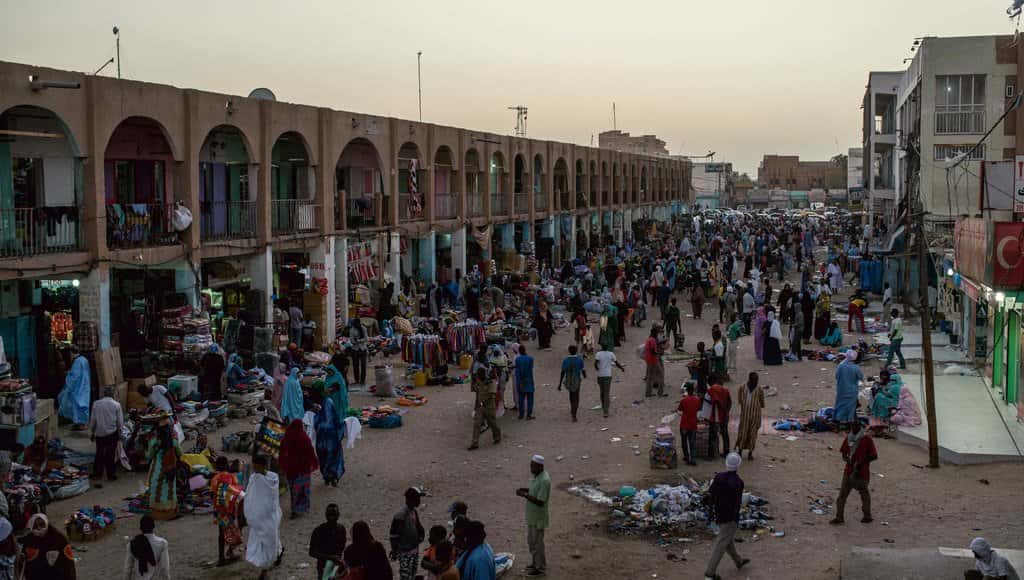 السوق المركزي في نواقشوط.