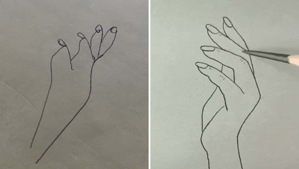 انتشار شريط فيديو لشخص يرسم يداً بشرية بحركات بسيطة، وعندما حاول الناس تقليده تبين أن الأمر كان صعباً جداً، والنتائج كانت مضحكة للغاية