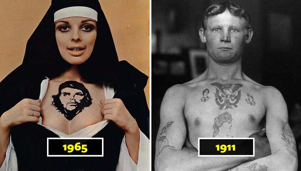 51 صورة فوتوغرافية مذهلة لوشوم قديمة