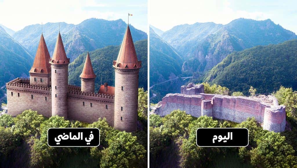 هذا ما كانت تبدو عليه 7 قلاع تاريخية أوروبية قبل أن يحوّلها الزمن إلى آثار