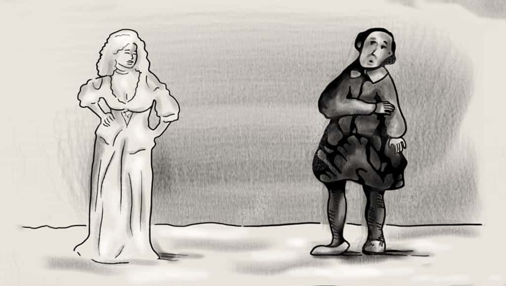 تماثيل الثلج في بروكسل في القرن السادس عشر