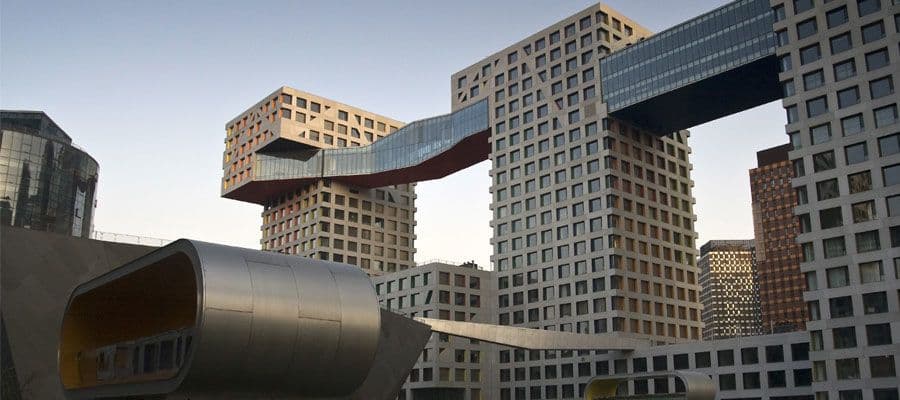 مجمع المباني المتصلة الهجينة، بكين، الصين