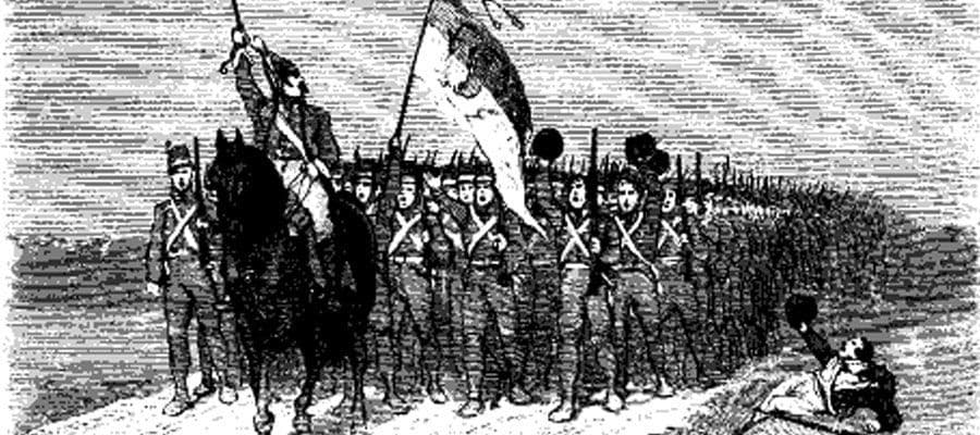 جنود سويديون بزي روسي