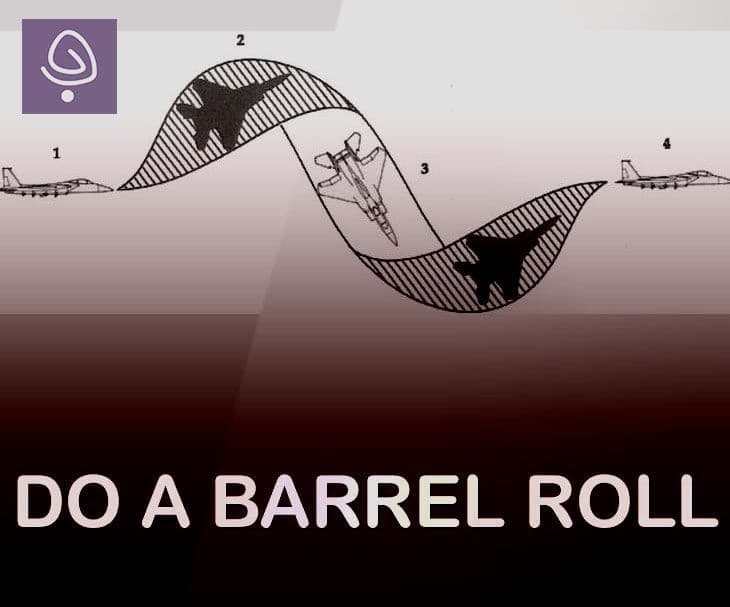 Do a barrel roll