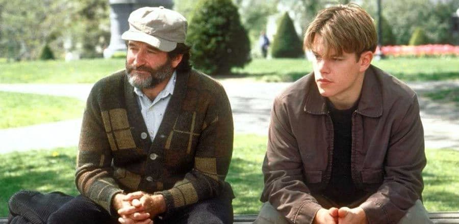روبن ويليامز في فلم Good will hunting