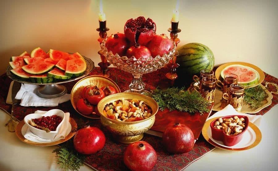 مائدة ليلة يلدا