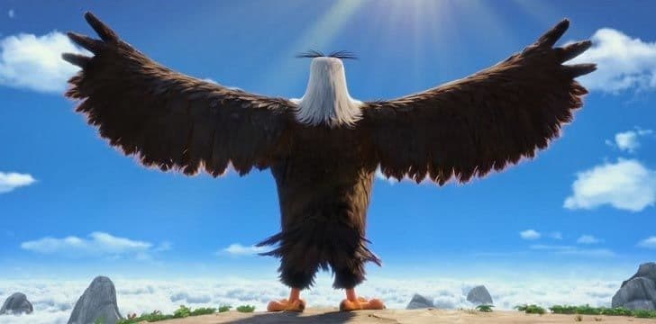 النسر في فيلم The Angry Birds