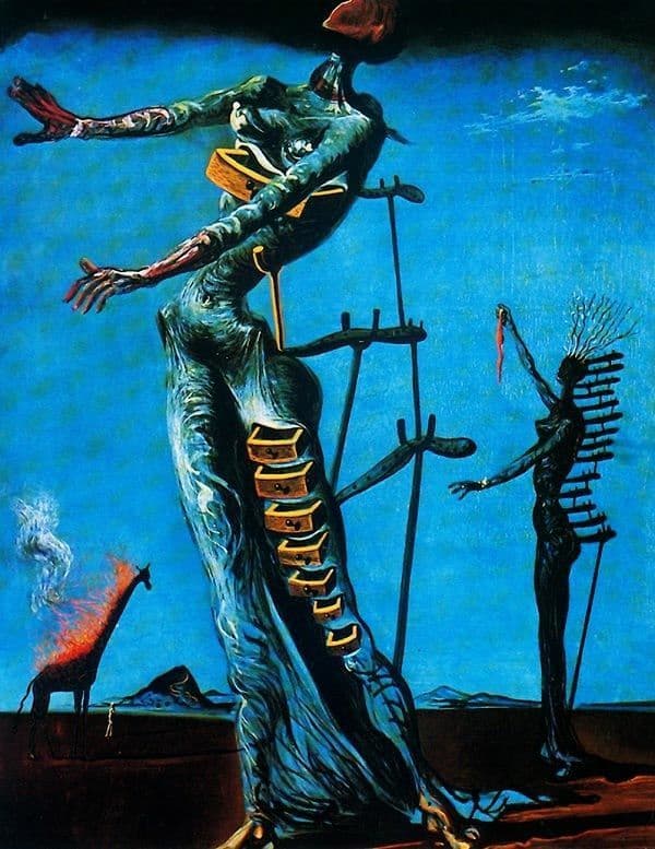الزرافة المحترقة The Burning Giraffe