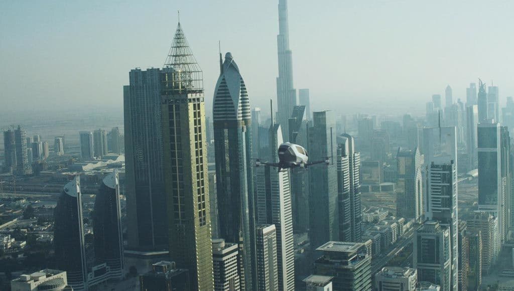دبي ستطلق تاكسي طائرة EHang 184