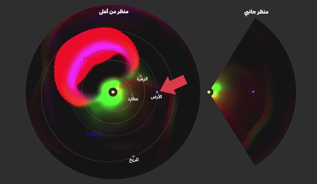 إطلاق الشمس لكميات كبيرة من البلازما الممغنطة، ولو ضربت الأرض كانت ستحدث ضررا كبيرا لكل الأجهزة الالكترونية