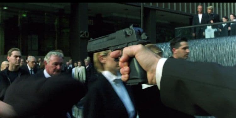 مسدس فيلم ماتريكس