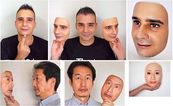 طباعة ثلاثية الأبعاد لأقنعة وجوه