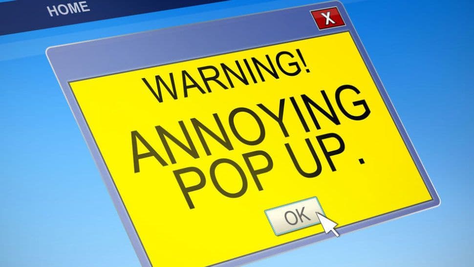البرامج الفيروسية من فئة الـ”Pop up“