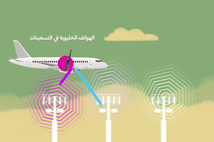 تستمر الهواتف بالإتصال بالأبراج واحداً تلو الآخر