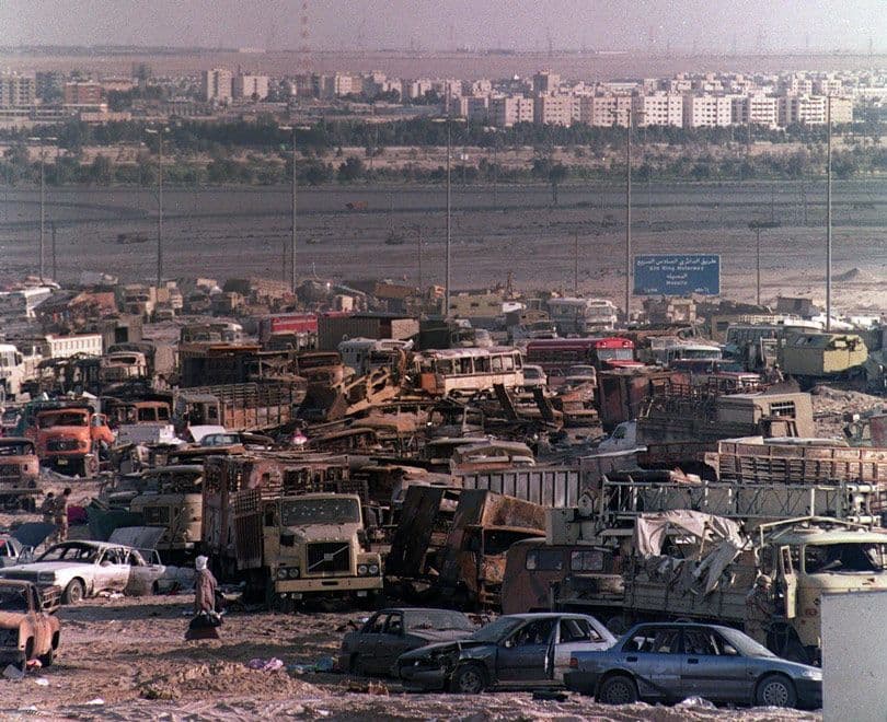 الطريق السريع رقم 8 الذي يؤدي إلى البصرة