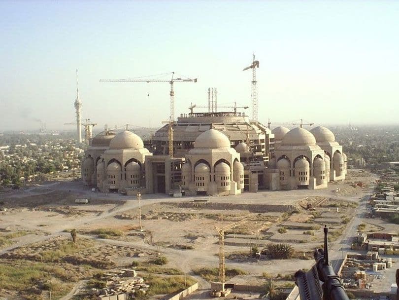 مسجد الرحمن الذي لم يتم إكمال بنائه في بغداد