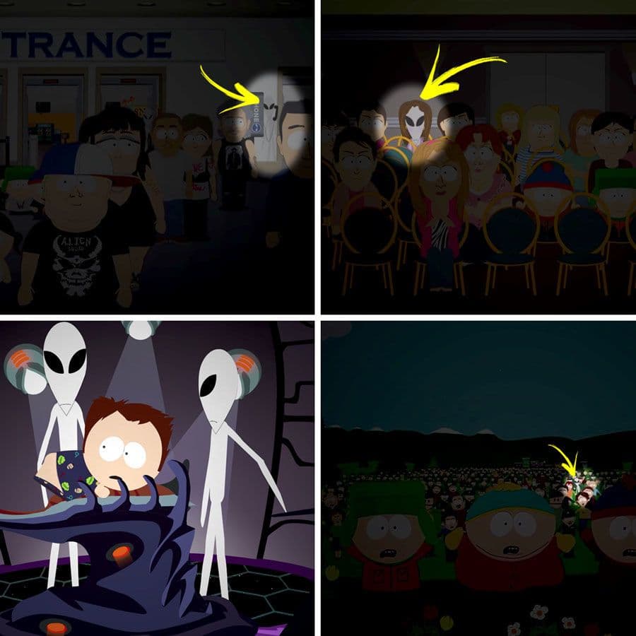 الكائن الفضائي في مسلسل south park