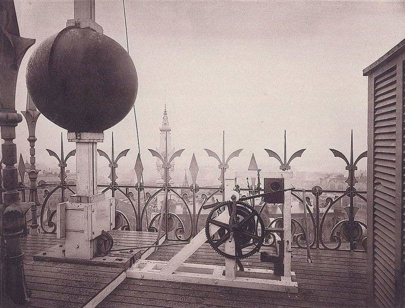 كرة الوقت في مدينة بوسطن في سنة 1881