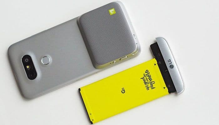 هاتف LG G5 مع بطارية إضافية