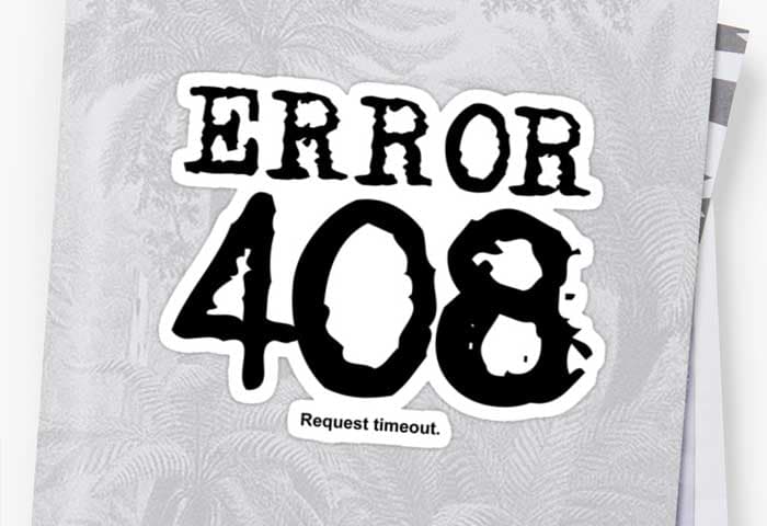 تقرير خطأ 408