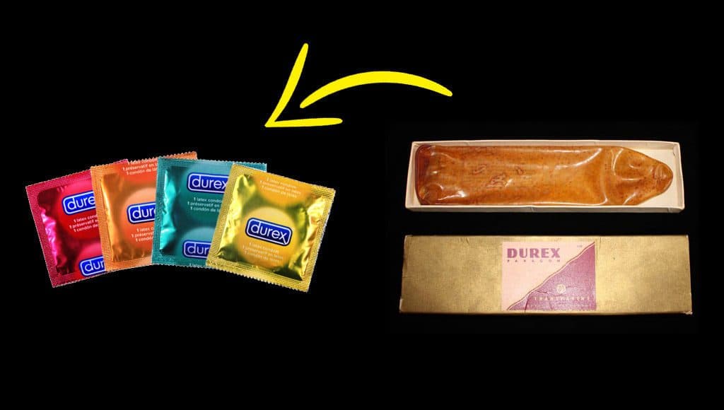 أول واقي ذكري من شركة Durex