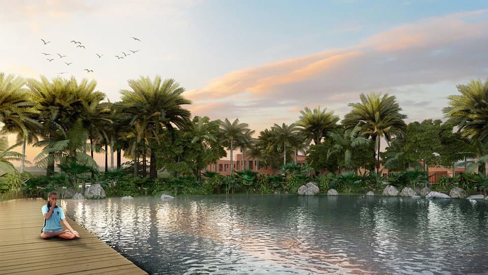 من تصاميم مدرسة (ريفرباند) الهندية المقرر إنشاؤها