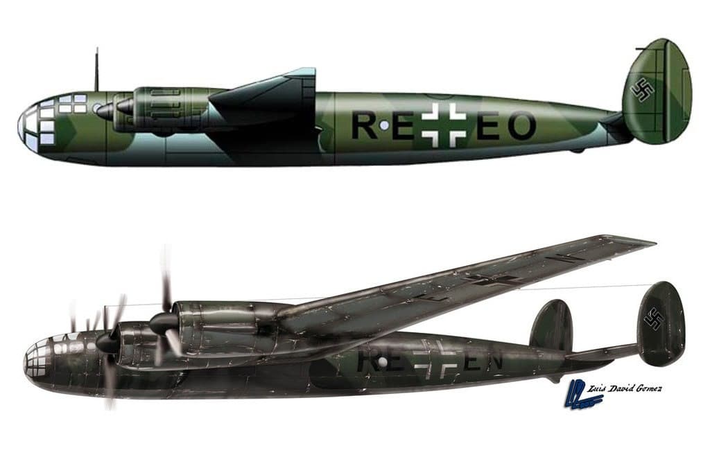 طائرة Messerschmitt Me 264 الألمانية التي صممت ضمن مشروع (أميريكا)