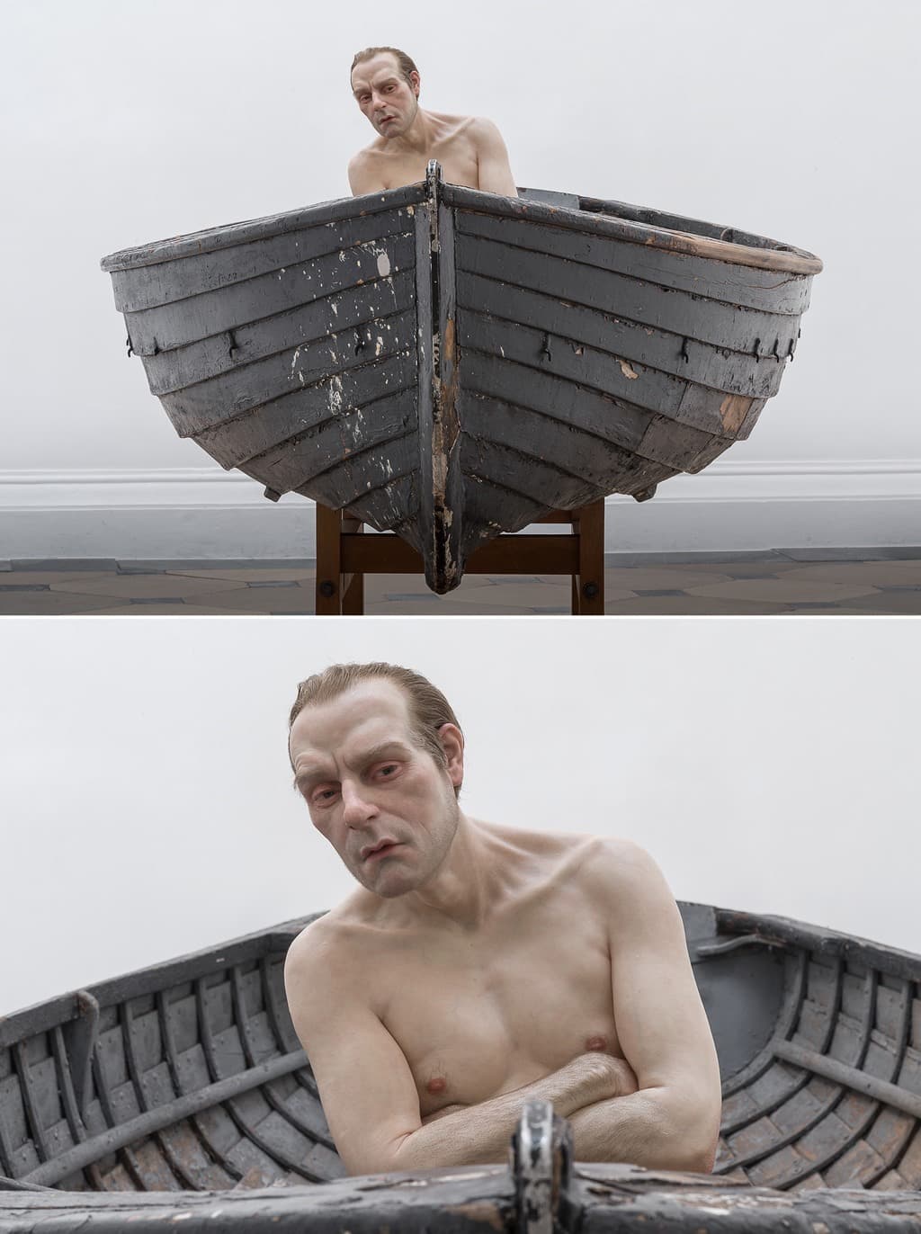 منحوتة أخرى تحمل اسم Man in a Boat سنة 2002 - صورة: British Council