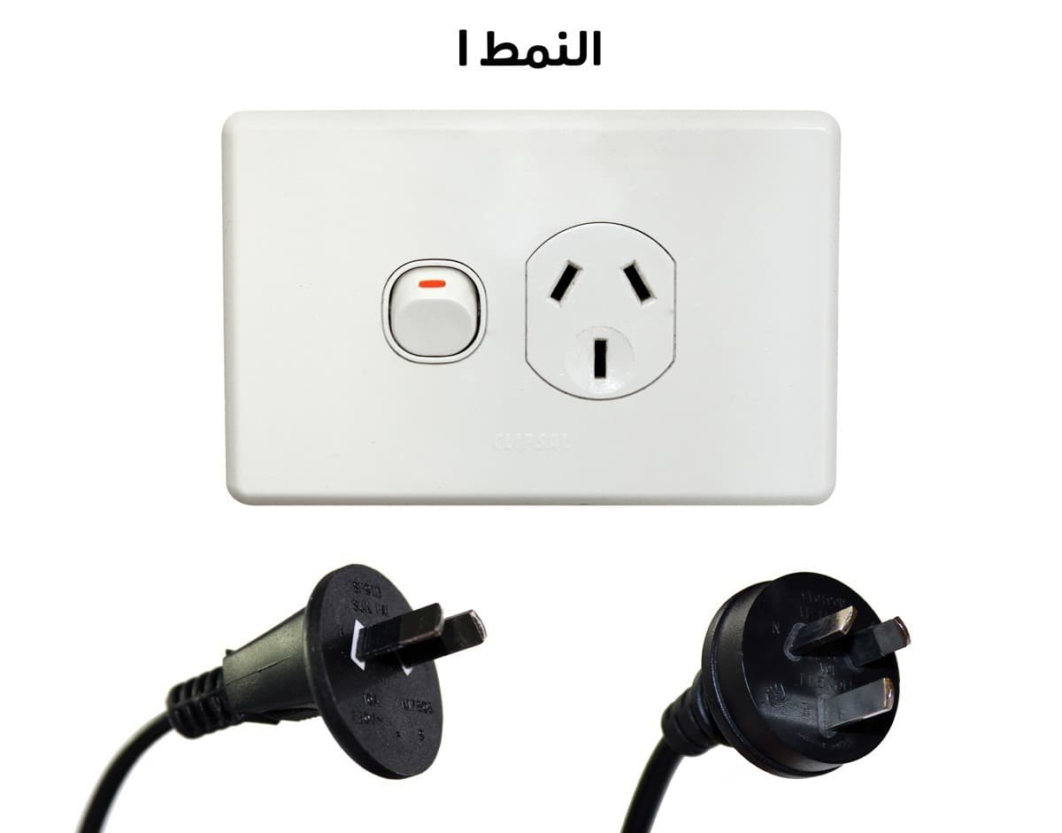 المقبس الكهربائي من النمط I