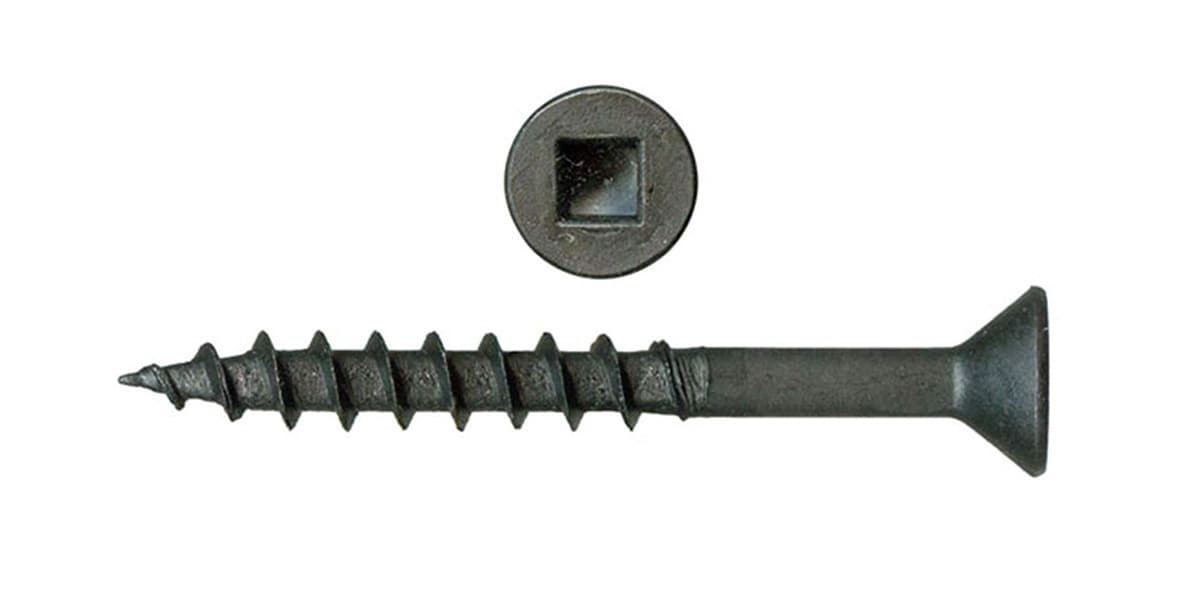 Square recess screws