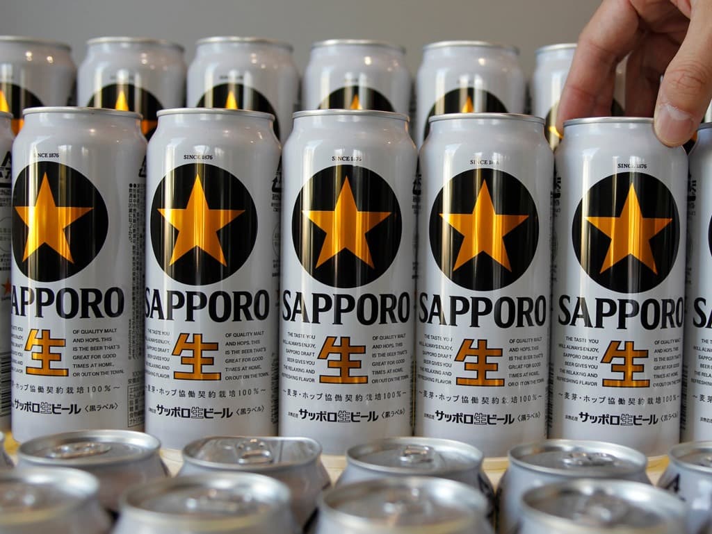 بيرة Sapporo في اليابان