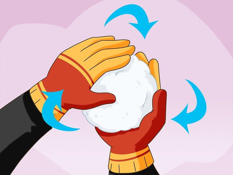 صنع كرة الثلج المثالية