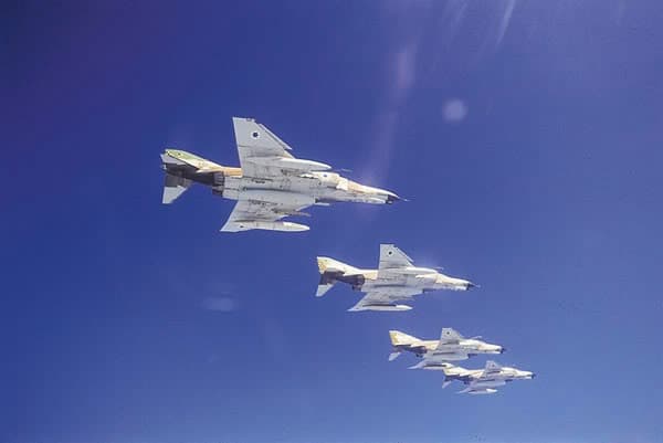 طائرات الـF-4E الإسرائيلية.