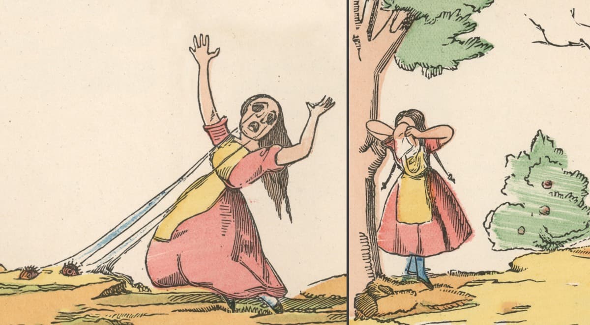 قصة الطفلة كثيرة البكاء