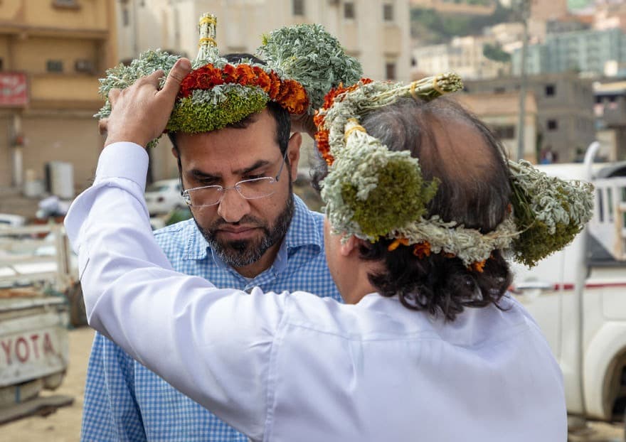 رجال الزهور في السعودية