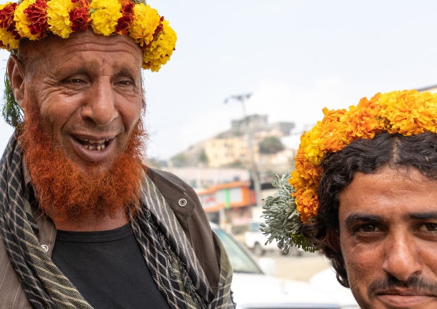 رجال الزهور في السعودية