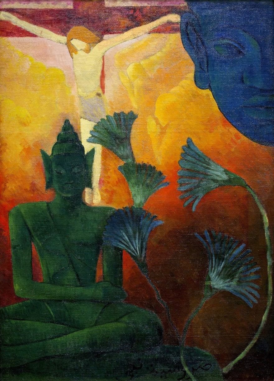 ”بوذا والمسيح“ من طرف (بول رونسون).