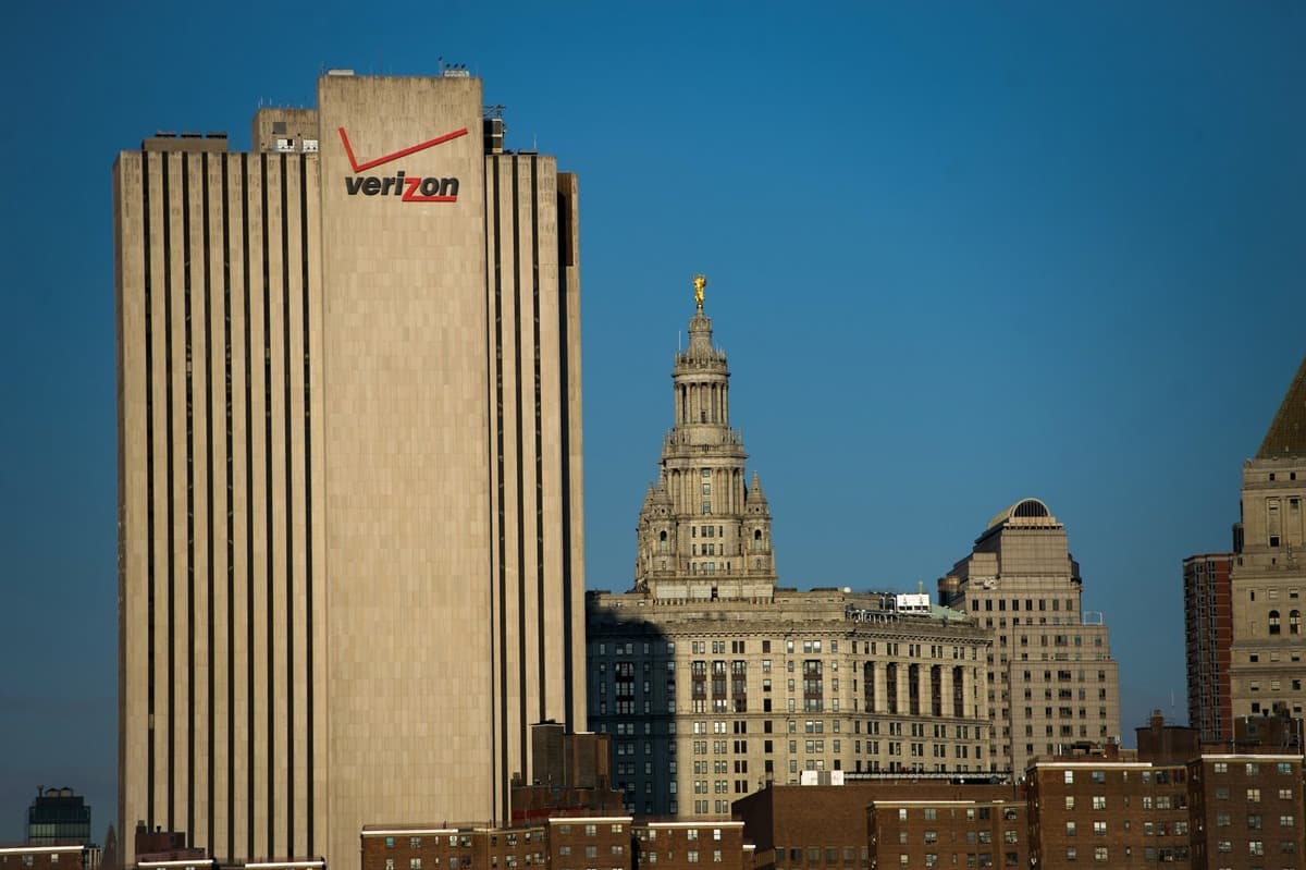 مبنى (فيرايزون) Verizon. صورة: Bloomberg/Getty Images