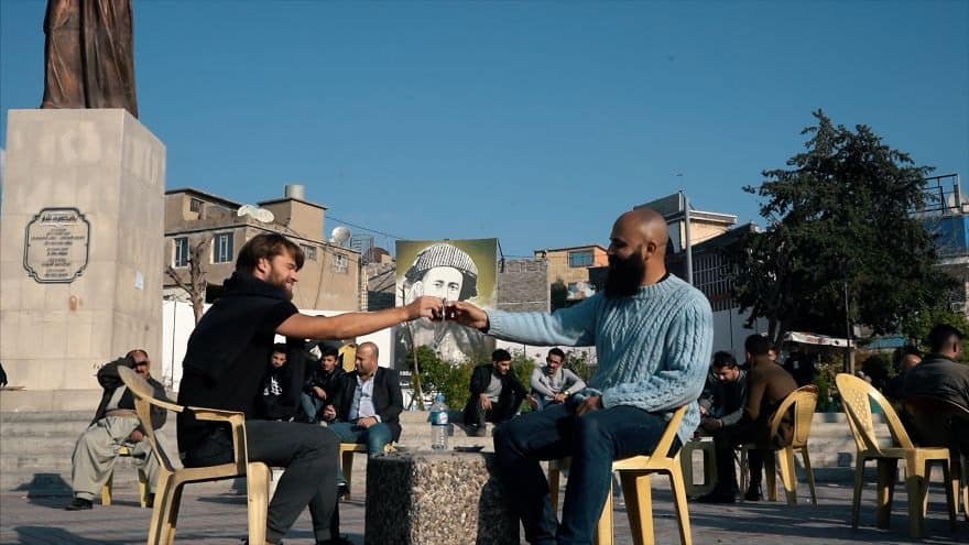 شاب أوروبي يزور كردستان العراق