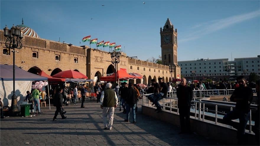 شاب أوروبي يزور كردستان العراق