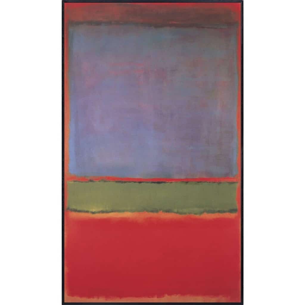 No. 6 Violet, Green and Red