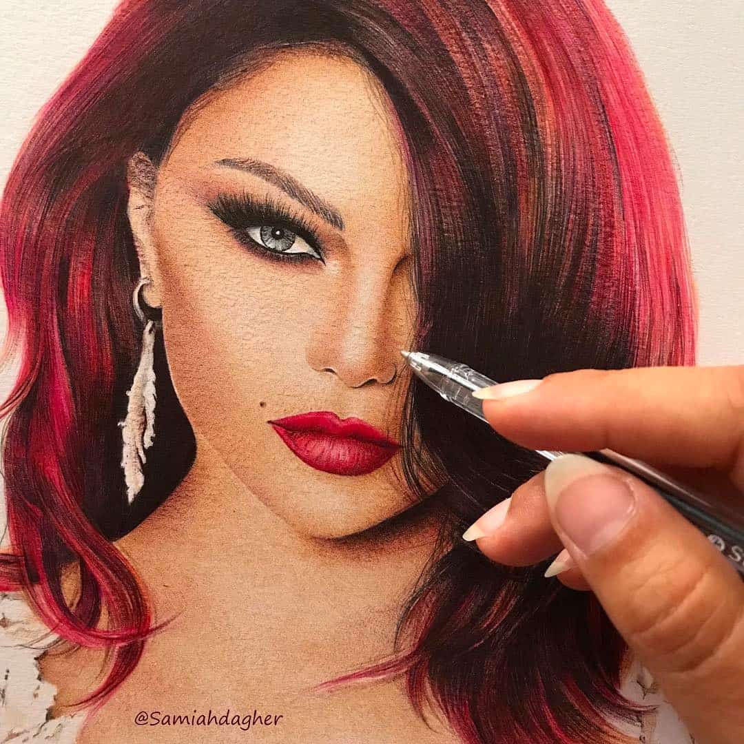 الفنانة هيفاء وهبي بقلم سامية الحمصي داغر.