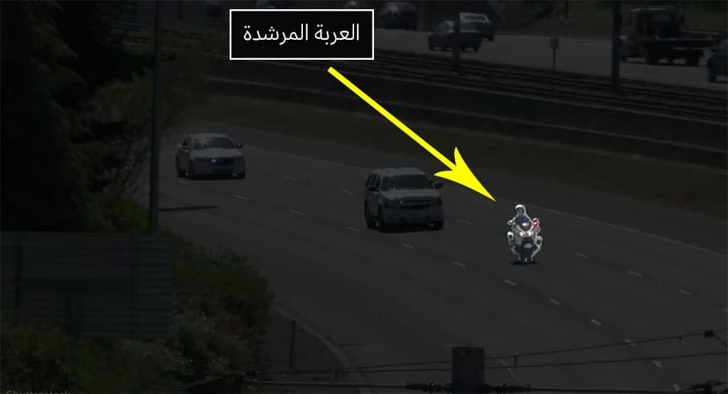 العربة المرشدة في الموكب الرئاسي للرئيس الأمريكي