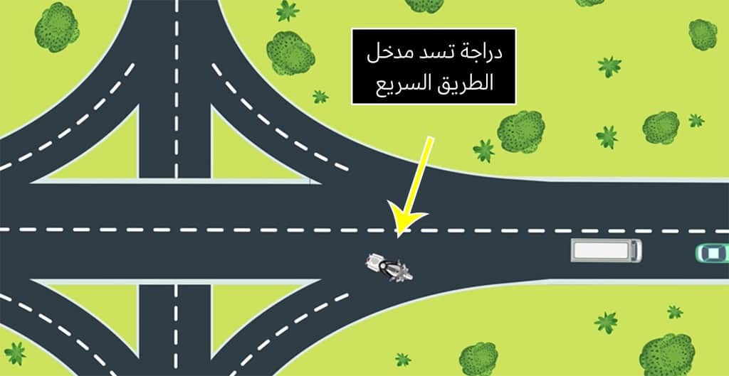 إفساح الطريق للموكب الرئاسي