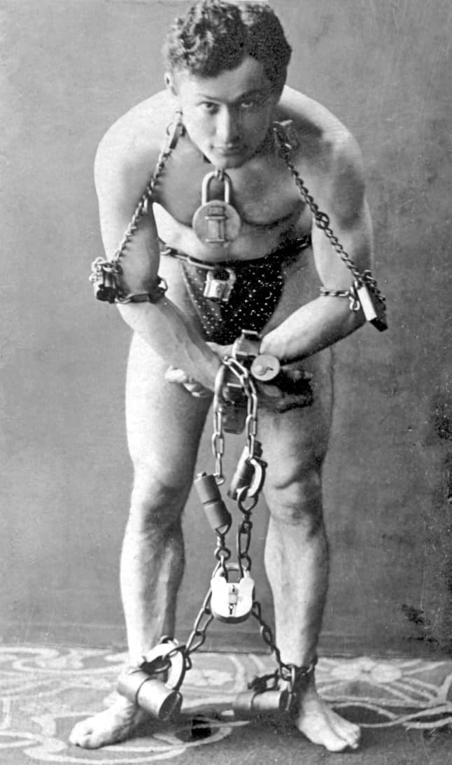 هاري هوديني، 1899.