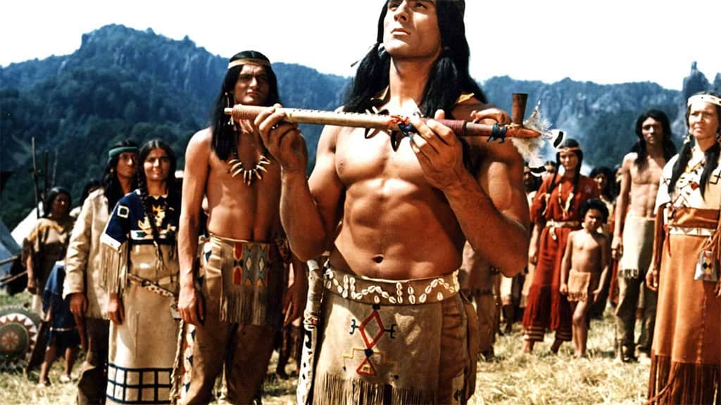 لقطة من فيلم «أبناء الدب العظيم» من سنة 1966.