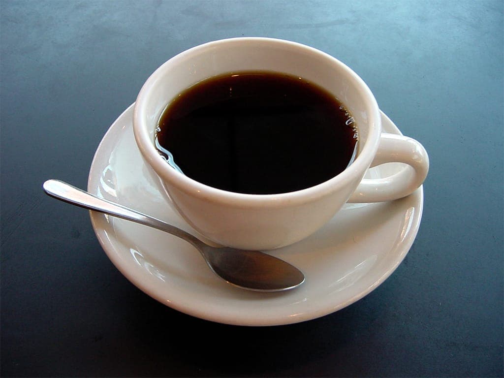 فنجان قهوة.